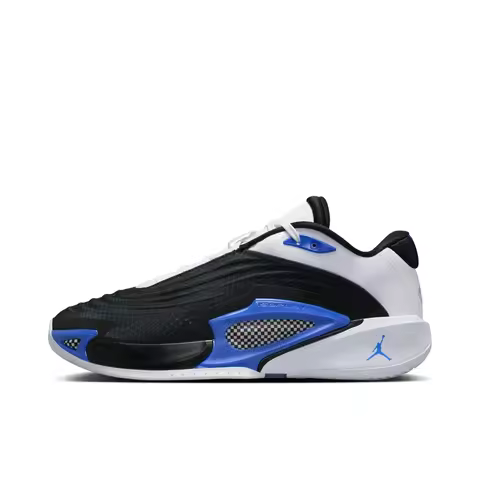 Jordan Luka 3 PF Men's Basketball Shoes, Wear Resistant, Non Slip Sneakers, Black/White/Blue