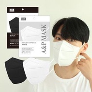 [成人雙色 特快預訂] 韓國製🇰🇷 A&P KF94 立體口罩 成人 2色 黑色 白色