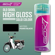 Gox7 High Gloss Solid Color Series AG7250 Piano Black-400ml Spray Paint-Motorcycle Paint-High Gloss 
