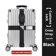 Travel Luggage Strap with TSA Lock Cross Belt 22-32" Travel Suitcase Adjustable Strap bagasi koper