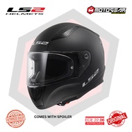 LS2 FF353 RAPID II SOLID MATT BLACK SPOILER