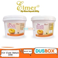 Elmer Dip Glaze Repack 200g Elmer Glaze/ Donut Glaze Topping/ Elmer Dip Glaze Banana/ Dip Glaze/ Elm