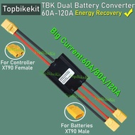 Ebike 20V-72V 60A/80A/120A Dl Converter Connection Adapter Switcher Two Double Battery Balanced Disc