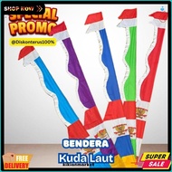 1 PCS FLAGS FLAGS SEA HORSES HUT RI FLAGS KAMPUNG FLAGS PARTY FLAGS