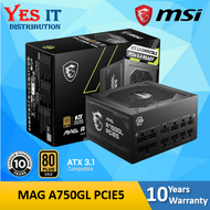 MSI MPG A750GF / A750GL / A850GF / A850GL / A1000GL 80 PLUS FULL MODURAL GOLD POWER SUPPLY