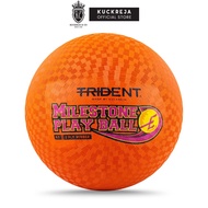 Trident Milestone Playground Ball (Dodgeball) - Orange (8.5 inches)