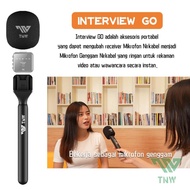 Tnw Microphone Interview Handle Interview Go Handheld Adapter Untuk