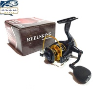 Máy câu cá câu lure REELSKING SF1000 - 7000 quay siêu mượt (cam kết đổi trả trong 2 tuần đầu)