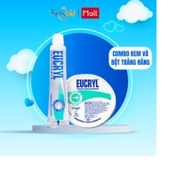 COMBO Eucryl tooth whitening cream 62g and Eucryl teeth whitening powder 50g