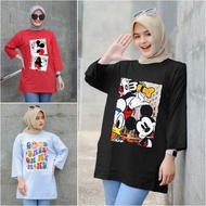 OVERSIZE ADULT T-SHIRTS ML XL XXL JUMBO LD 130 T-SHIRTS LONG-SLEEVEDWanita 7/S8 MODERN HIJAB STYLE T