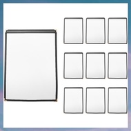 (HMZC) 10 Pack of Menu Covers - Single Page 2 View Fits 8.5 x 11 Inch Paper - Restaurant Menu Covers