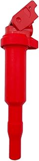 PERFORMANCE ALL RED IGNITION COIL UF592 12137594937 SET OF 1 COMPATIBLE WITH BMW 1 2 3 4 5 6 7 8 Ser