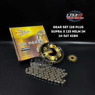 GEAR GIR SET GIR PAKET SUPRA X 125 HELM IN BLADE 125 FI