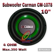 Speaker 10 inch SUBWOOFER CARMAN 1078