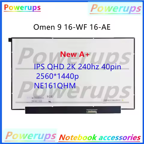 New A+ Laptop LCD/LED Screen/Display For HP Omen 9/10 16-WF 2023 16-ae0000 2024 BOE0B7D NE161QHM-NZ1