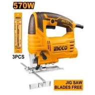 INGCO VARIABLE SPEED JIGSAW 570W CUT WOOD TO 65MM JS57028