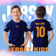 JERSI KIDS FREE CUSTOM NAMA NUMBER/ JERSI KANAK-KANAK / JERSI BUDAK / JERSI BOLA SEPAK FUTSALL