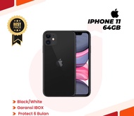 Iphone 11 new garansi ibox Black 64 GB + Protect 6 Bulan ip