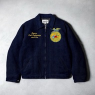 MINE OFFICIAL - FFA WORKJACKET CORDUROY JACKET WORK JACKET FFA NAVY JACKET VINTAGE
