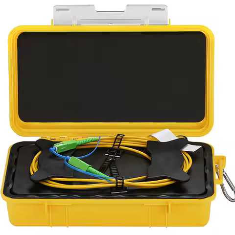 SC/APC-SC/APC 500M 1KM 2KM Fiber Optic OTDR Launch Cable Box 9/125 SM 1310/1550nm Test Extender Opti