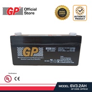 GP Back Up Battery 6V 3.2AH Rechargeable Sealed Lead Acid VRLA Battery