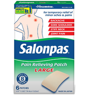 Salonpas Pain Relieving Patch Large 6 Count