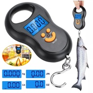 Portable 50kg Electronic Scale High-precision Spring Scale Lcd Digital Hanging Scale Backlight Fishi