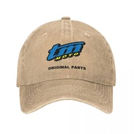 Tm-racing Baseball Cap Outdoor Sport Y2k Retro Trucker Hat Unisex Teens Trendy Sunshade Baseball Cap