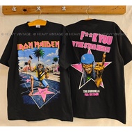 IRON MAIDEN F**K YOU THE FORUM LA FEB 2008 Deadstock 2000s vintage shirt Tour Rock Band heavy
