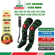 Máy Massage Nén Ép Trị Liệu Suy Giãn Tĩnh Mạch Chân Nikio NK-287 - Công nghệ Mát Xa Túi Khí Nắn Bóp