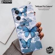 Softcase hp oppo A5i 2025 Latest Fashion Case Butterfly oppo A5i 2025 Silicone Pro Camera Casing opp