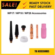 TIG Accessories Back Cap Ceramic Cup Collet Body TIG Torch Body WP17 / WP18 / WP26
