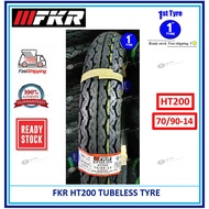 FKR MOTORCYCLE TYRE EPSILON HT200 (BUNGA TT) 70/90-14 TUBELESS [TAYAR 2025] EGO S, SOLARIZ, VZ 125I 