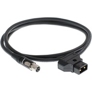 Power Cable for Sound Devices Scorpio 888 833, V-Mount D-tap to TA4F Mini XLR 4-pin Female 45cm