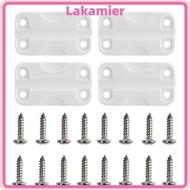 LAKA 4Pcs/Set Cooler Hinge Replacement, High Intensity With Screws Cooler Hinges, PP Rectangular Coo