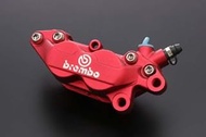 Kohken 40RWB-RD-OR 4POT Caliper, Right Side, 1.6 inches (40 mm), BLK Bolt, Aluminum, Body Color: Red