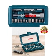 BOSCH 46pcs Ratchet Screwdriver Set Hand Tool Kit & Nutsetter Set - 2607017399