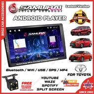 [TOYOTA] SAMURAI KATANA Kereta Android Player 9 10 inch 2+64 GB 4 Core RAM ROM Car Multimedia MP5 Pl
