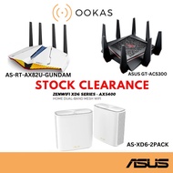 ASUS CLEARANCE Wi-Fi 6 Router ASUS GT-AC5300 Extreme Gaming Router / AS-RT-AX82U-GUNDAM / AS-XD6-2PA