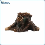 Lifelike Aquarium Landscaping Resin Tree Trunk Ornament for Decoration Aquarium Shelter and Animal T