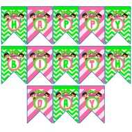 OMAR dan HANA Flag Bunting Banner