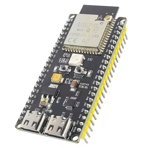 ESP32‑S3 Development Board N16R8 42Pin CH340C Type‑C 8MB PSRAM 16MB FLASH 2.4G WiFi BT Module For Ar