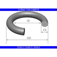O-Ring CS 6.0MM NBR70 ( ID 22 / 23 / 25 x 6.0 ) NBR70 Shore Oring / 22x6 23x6 25x6