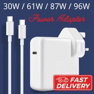Universal Fast Charging Type C 100W Notebook Charger 96W 87W 61W 30W USB C Power Adapter PD QC 3.0 L