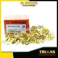 HX430 Eye Type Hong Xuan Auto Connect Wire Terminal Clip (10PCS)