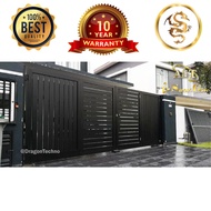 AUTOGATE 1 SERIES Fully Aluminum Trackless Folding Gate /Installation team in whole🇲🇾全马安装