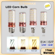 [8PCS] TOMAX 12W 16W LED Corn Bulb E27 E14 Lamp Holder Light Bulb 60/84LED SMD2835 110-220V LED Lamp