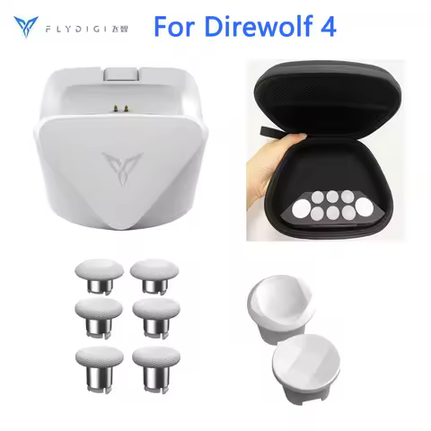 Flydigi Direwolf4 Charging Dock Storage Bag Kits Dpad Joysticks For Direwolf 4 Controller Gamepad Ba