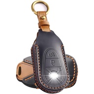 Key Fob Case Cover Compatible with Mercedes C Class S Class MB GLC EQS EQE 300 350 450 560 580 2020-