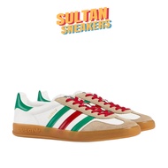 GUCCI Adidas Gazelle X Gucci'White Green Red' Shoes